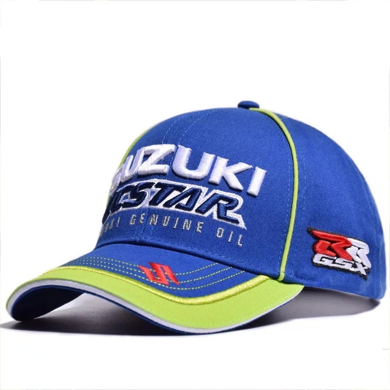 Suzuki Racing 3D S Cap Hat Flexfit Motorcycle ATV Supercross MX RMZ GSXR GSX-R
